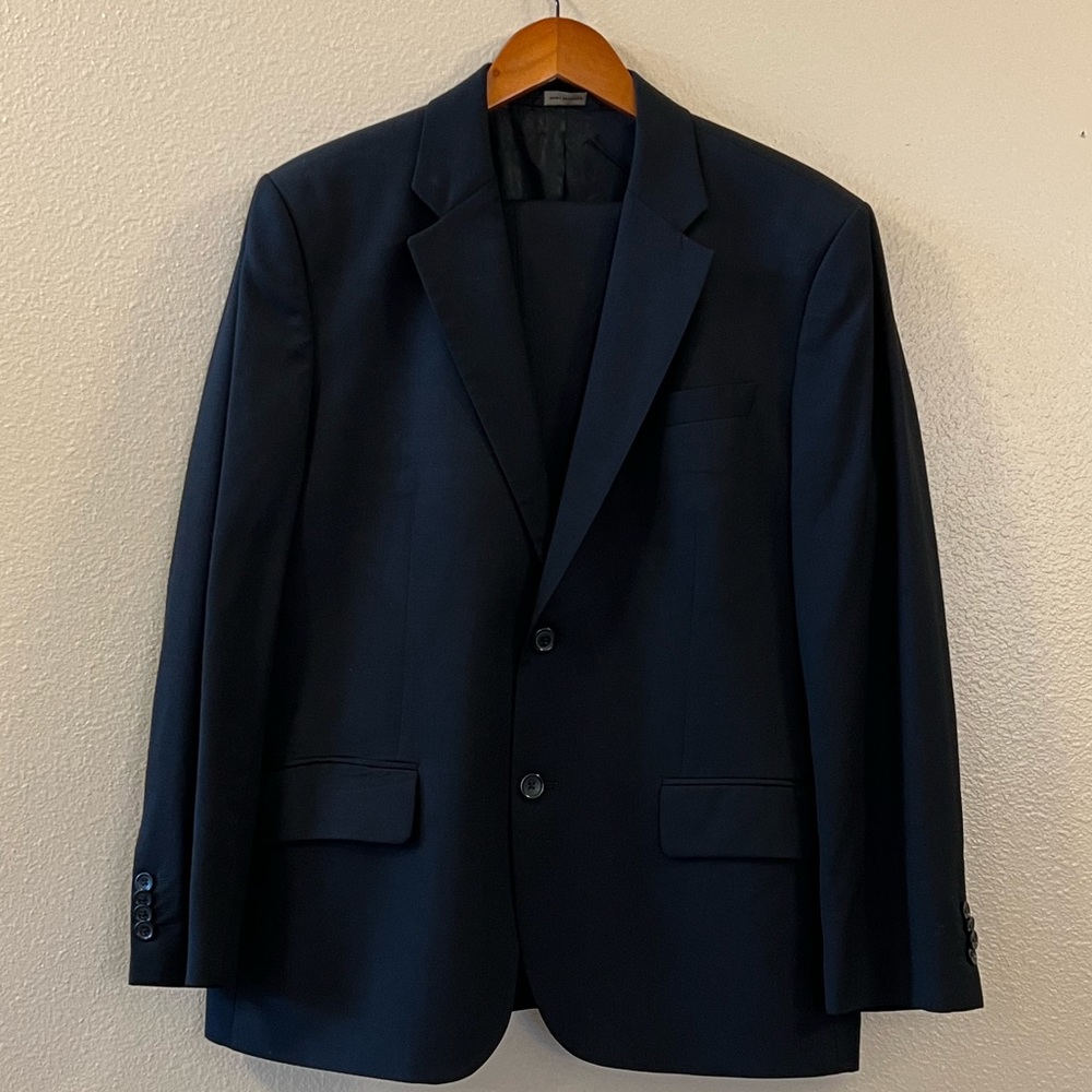 Banana Republic Black 2-Button Suit